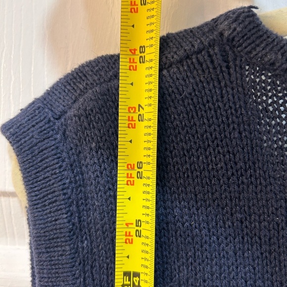 Capacity Vintage 80’s Ramie Cotton Farm Vest Sz L Chicken Apple Granny Teacher - Picture 9 of 10